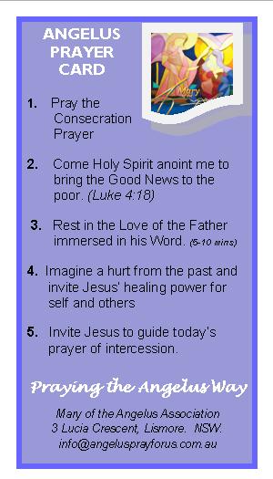 Angelus 2016 Prayer Card page 2